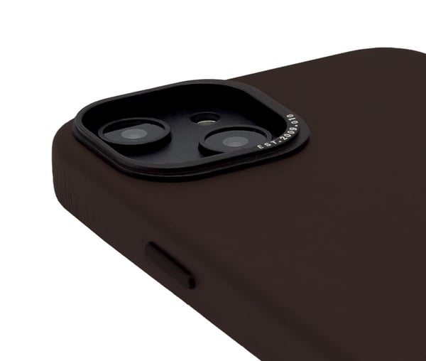 iPhone 14 Plus Skal Leather Backcover Brun