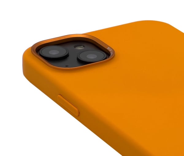 iPhone 14 Plus -kuori silikoninen takakuori aprikoosi