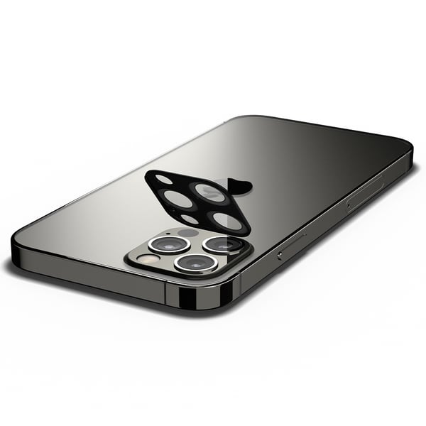 iPhone 12 Pro Kamerabeskyttelse GLAS.tR Optik 2-pakning Svart