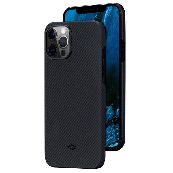 iPhone 12 Pro Cover Air Case Sort/Grå Twill