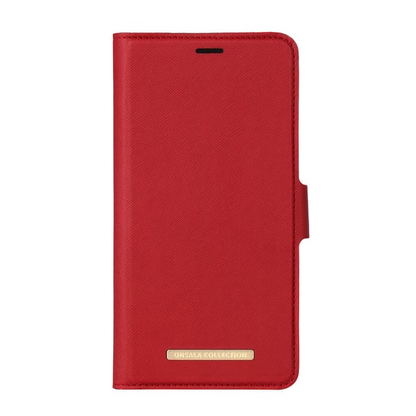 iPhone Xs Max Cover Fashion Edition Aftagelig Taske Saffiano Rød