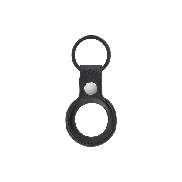 Apple AirTag -pidike, vegaanista nahkaa, musta