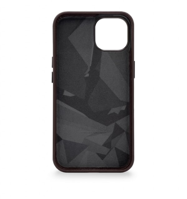 iPhone 14 Plus Skal Leather Backcover Brun
