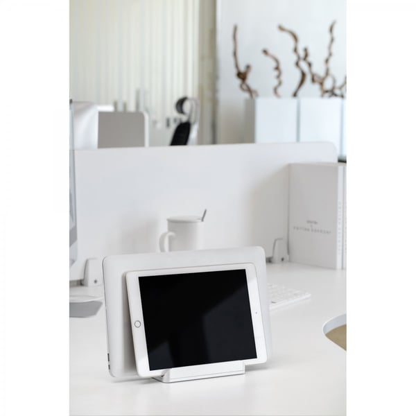 Dobbelt bordstativ til tablet Mac/Ultrabooks justerbar aluminium