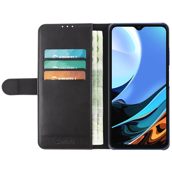 Xiaomi Redmi 9T Suojakotelo PhoneWallet Musta