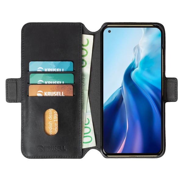 Xiaomi Mi 11 Lite Deksel Sunne PhoneWallet Svart
