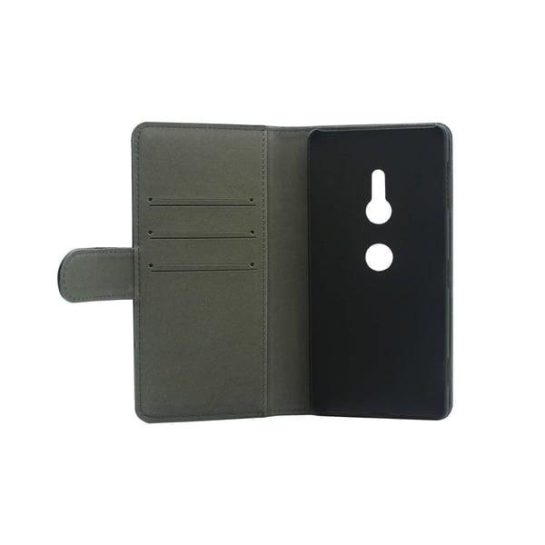 Sony Xperia XZ2 Cover 3 kortpladser Sort