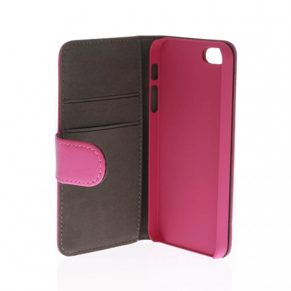iPhone 5/5S/SE 2016 Deksel med to Kortspor Rosa