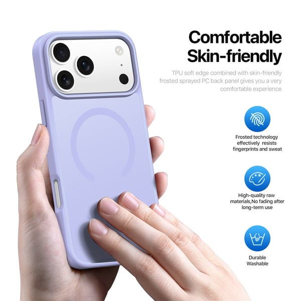 iPhone 17 Pro Deksel Yind Series MagSafe Lilla
