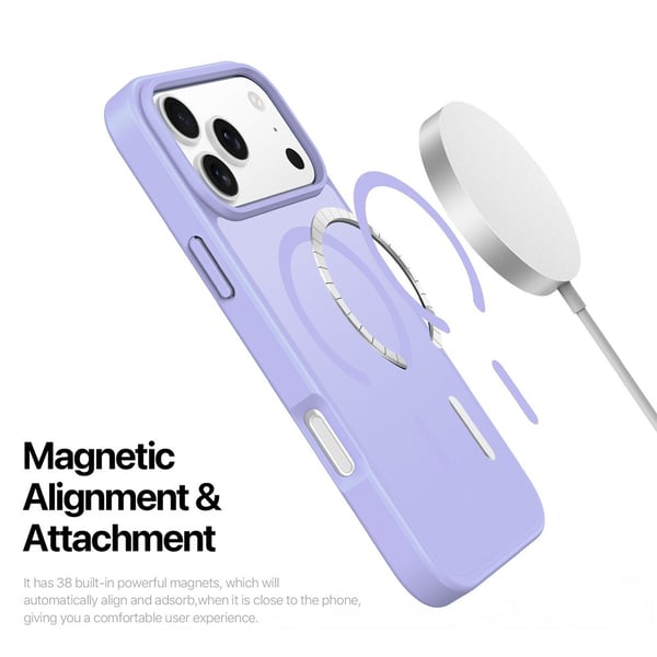 iPhone 17 Pro Deksel Yind Series MagSafe Lilla