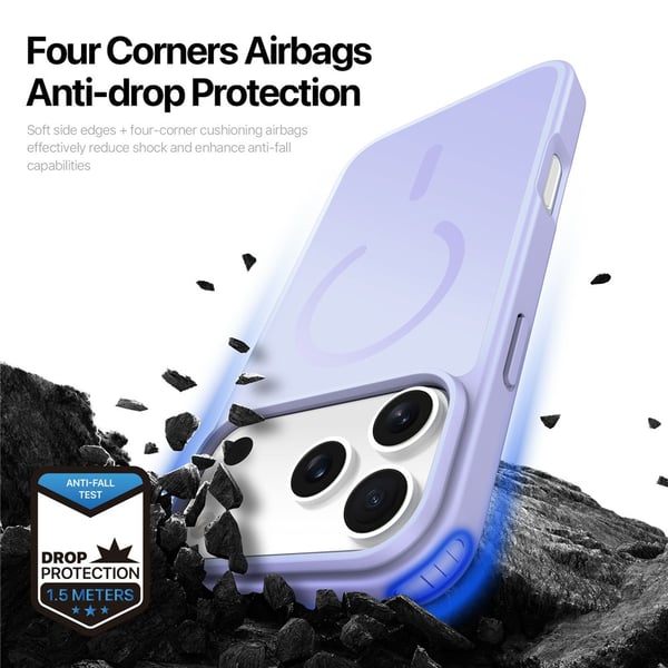 iPhone 17 Pro Max Deksel Yind Series MagSafe Lilla