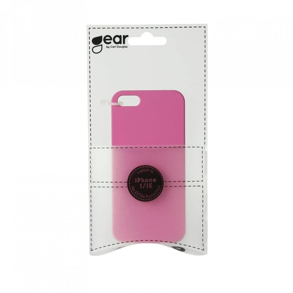 iPhone 5/5S/SE 2016 Cover Hård Plastik Pink