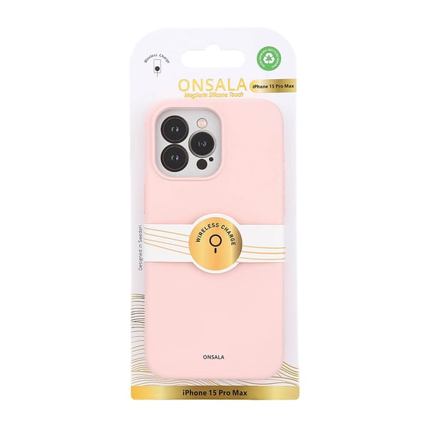iPhone 15 Pro Max Deksel Silikon Touch MagSeries Krittrosa
