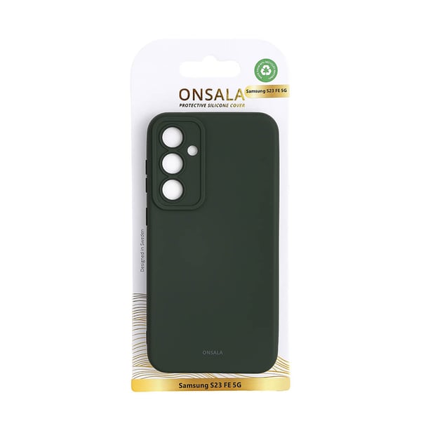 Samsung Galaxy S23 FE Cover Silikone Olivengrøn