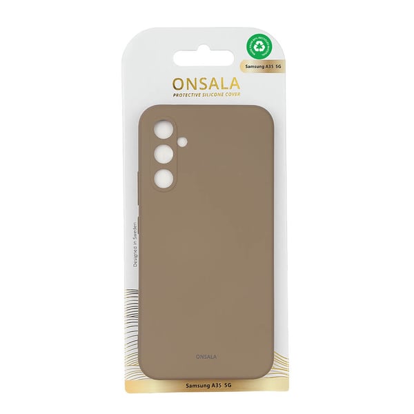 Samsung Galaxy A35 Cover Silikone Touch Brun