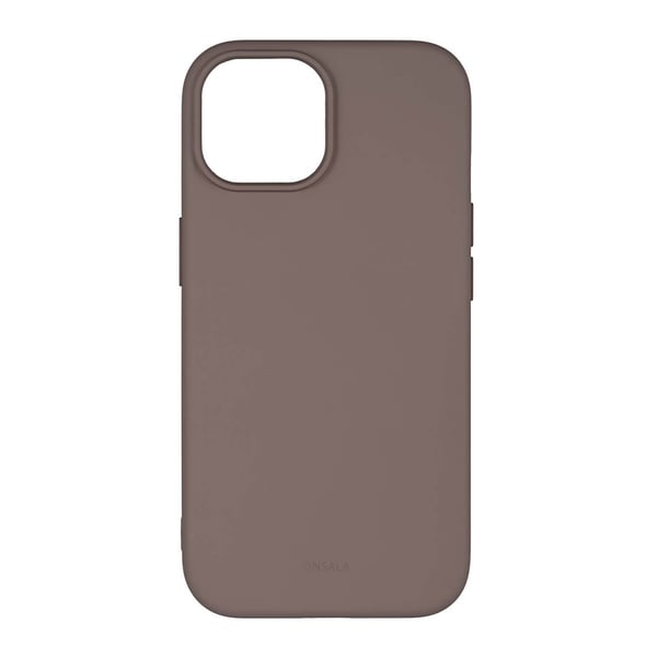 iPhone 13/iPhone 14/iPhone 15 Cover Silikone Touch Chokolade
