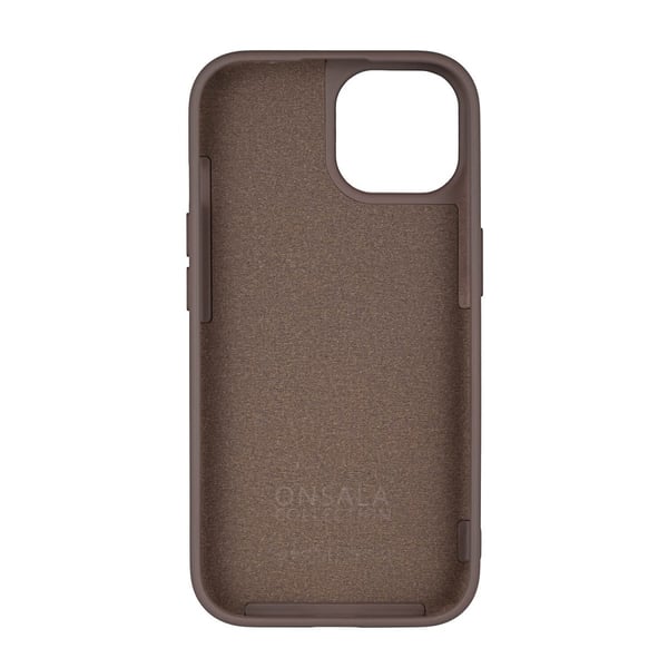 iPhone 13/iPhone 14/iPhone 15 Cover Silikone Touch Chokolade
