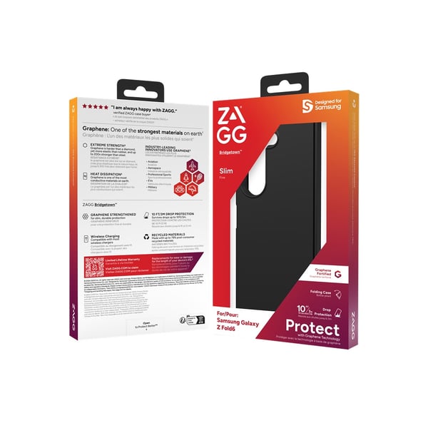 Samsung Galaxy Z Flip 6/Flip 7 FE Deksel Bridgetown Svart