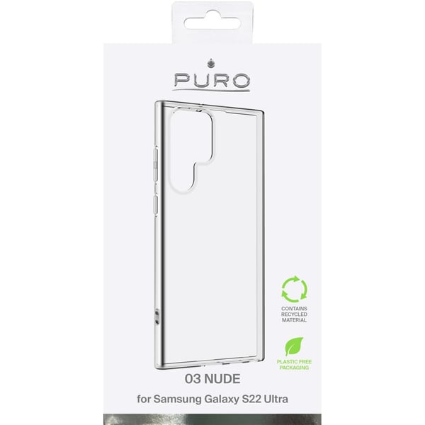 Samsung Galaxy S22 Ultra Deksel Naken Transparent