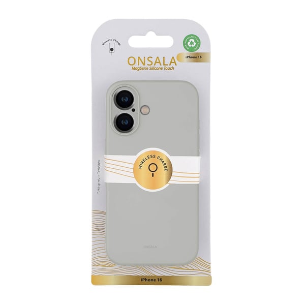 iPhone 16 Pro Kuori Silikoninen Kosketus Betoni