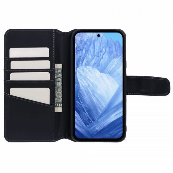 Google Pixel 8a Suojakuori Essential Leather Raven Black
