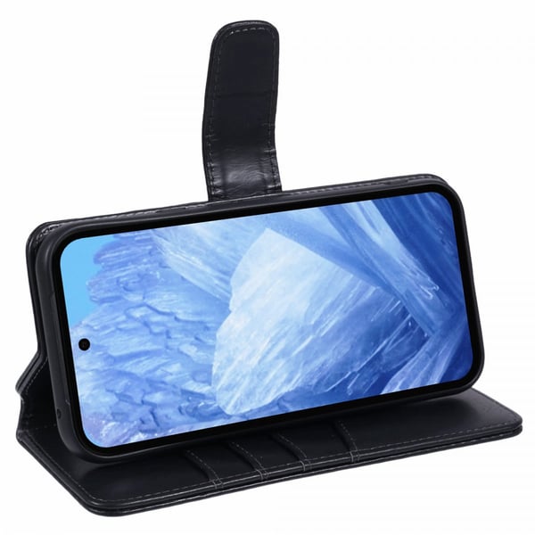 Google Pixel 8a Suojakuori Essential Leather Raven Black