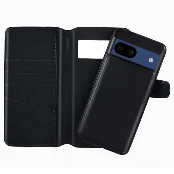 Google Pixel 8a Fodral MagLeather Raven Black