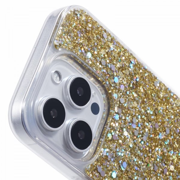 iPhone 16 Pro Cover Sparkle Series Citrin Guld