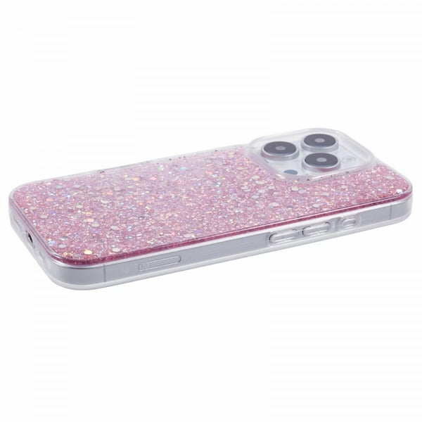 iPhone 16 Pro Max Deksel Sparkle Series Blossom Pink