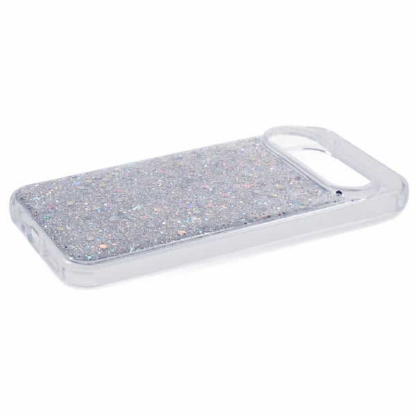 Google Pixel 9/Pixel 9 Pro Cover Sparkle Series Stardust Sølv