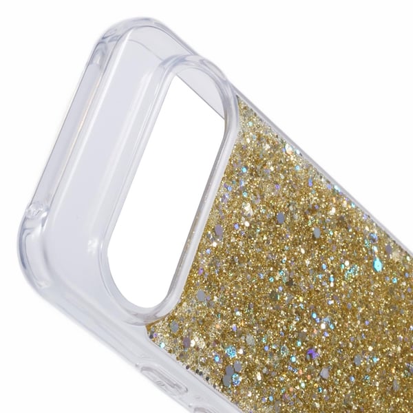Google Pixel 9 / Pixel 9 Pro Kuori Sparkle Series Sitriini Kulta