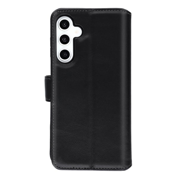 Samsung Galaxy A16 Cover Essential Læder Ravnesort