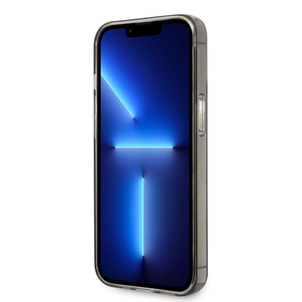 iPhone 14 Pro Deksel Monogram Vertikal Stripe Svart