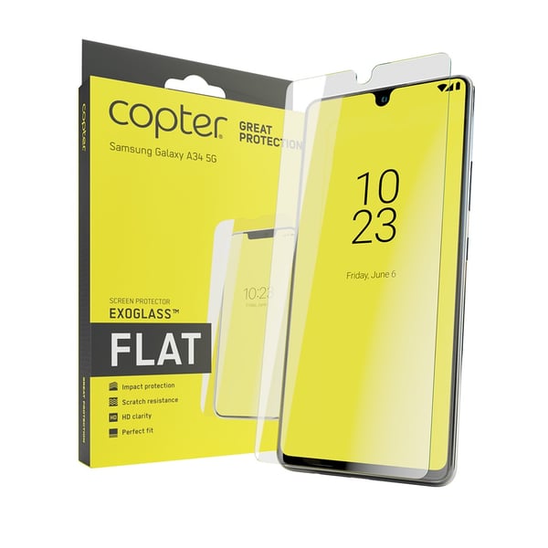 Samsung Galaxy A34 5G Skjermbeskytter Exoglass Flat