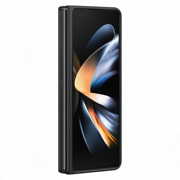 Original Galaxy Z Fold 4 Deksel Slim Stående Cover Svart