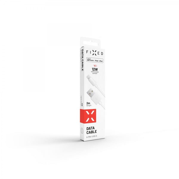 Kabel USB-A/Lightning 2m Hvit