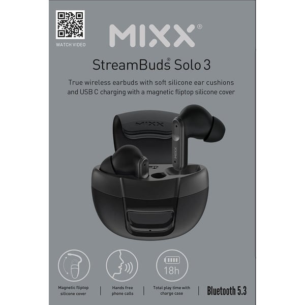 Hodetelefoner StreamBuds Solo 3 TWS Svart
