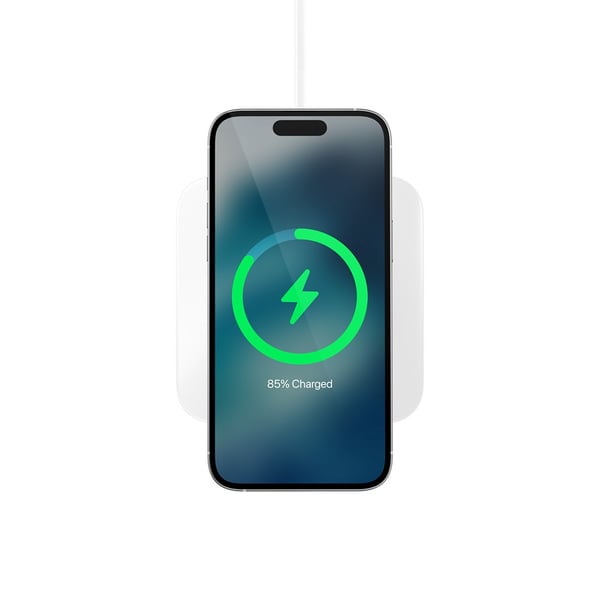 Trådlös Laddare Base Magnetic Charger Vit