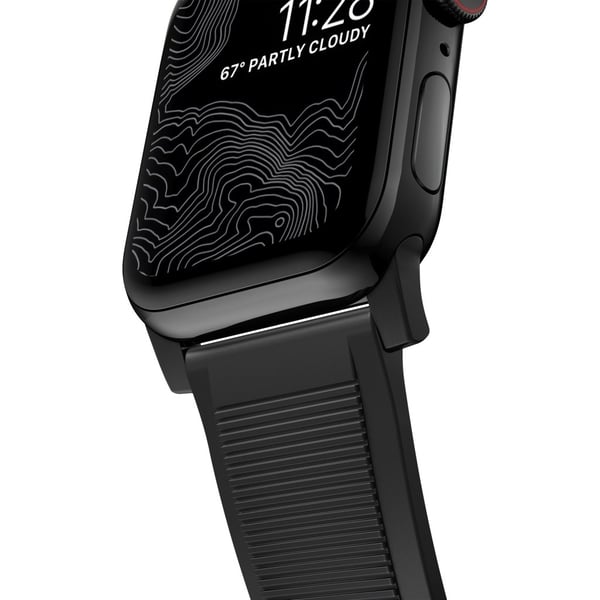 Apple Watch 38/40/41/42mm Reim Robust Reim Svart Maskinvare Svart