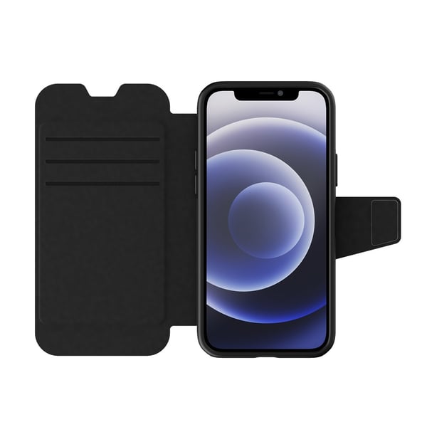 iPhone 12/iPhone 12 Pro Fodral EvoLite Wallet Svart