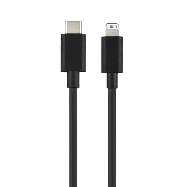 Lader med kabel Hurtiglader Kit USB-C til Lightning 20W Svart