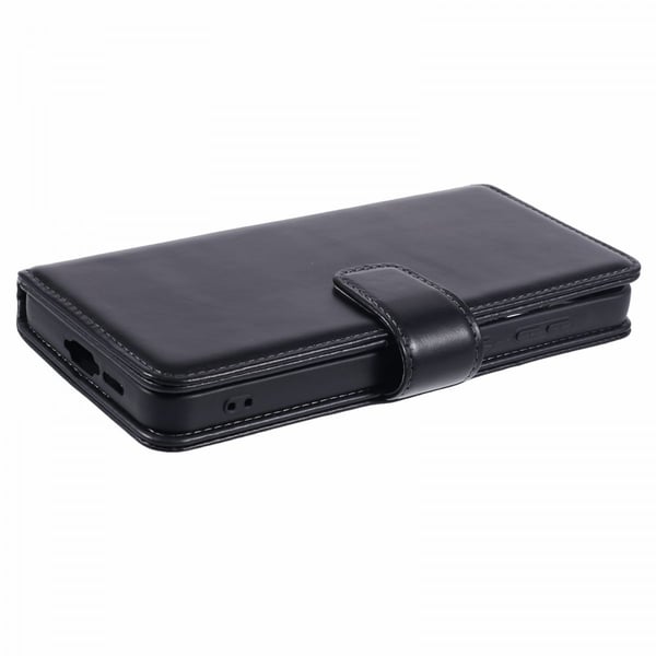 Samsung Galaxy A05s Cover Essential Læder Ravnesort