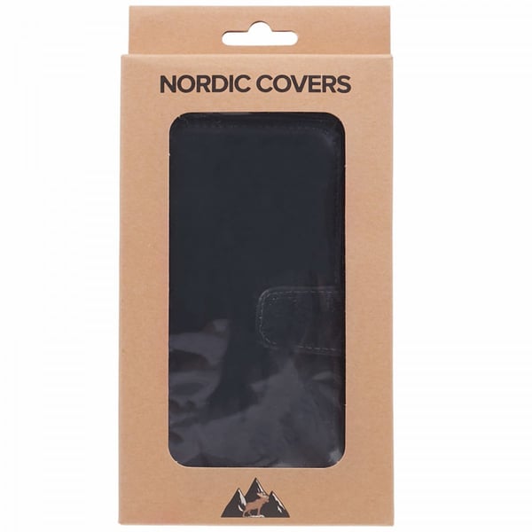 Samsung Galaxy A05s Cover Essential Læder Ravnesort