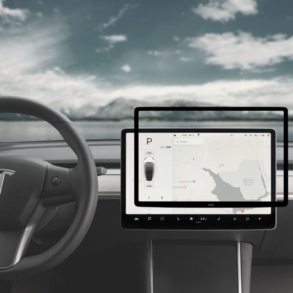 Näytönsuoja iVisor XT Kirkas Näytönsuoja Tesla Model 3:lle/