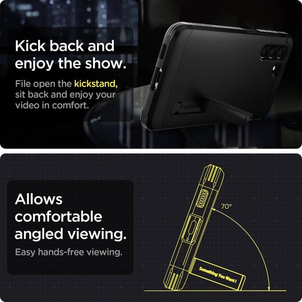 Samsung Galaxy S21 FE Deksel Tough Armor Svart