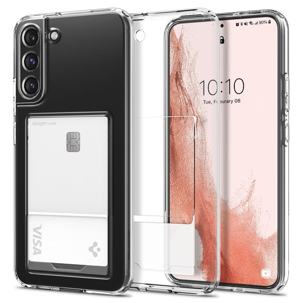 Samsung Galaxy S22 Plus Deksel Crystal Slot Krystallklar