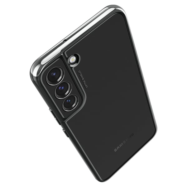 Samsung Galaxy S22 Plus Cover Optik Crystal Chrome Grå