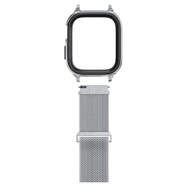 Apple Watch 40 mm deksel med reim Metal Fit Pro Silver
