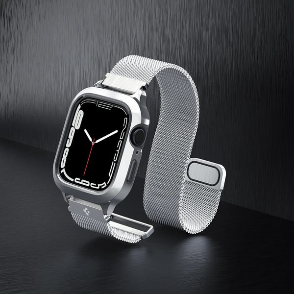 Apple Watch 40 mm deksel med reim Metal Fit Pro Silver