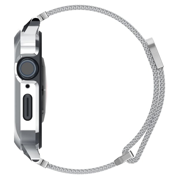 Apple Watch 40 mm deksel med reim Metal Fit Pro Silver